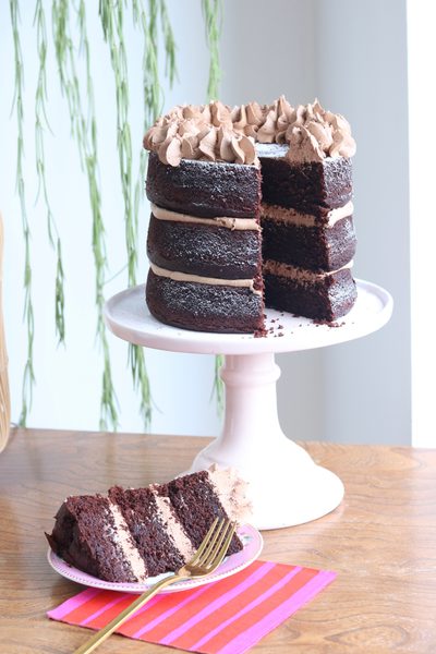 Choc birthday cake 1