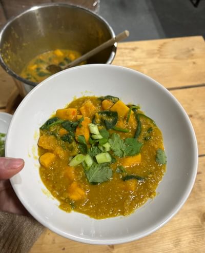 Sweet potato daal 2