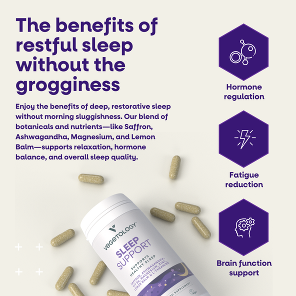 Vegan Supplements & Capsules to Support Sleep - Vegetology