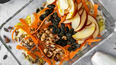 Vegan nut salad image